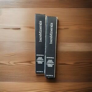 Lot of 2 Bare Minerals Liquid Mineral Concealer Dark 5W~ New in Box